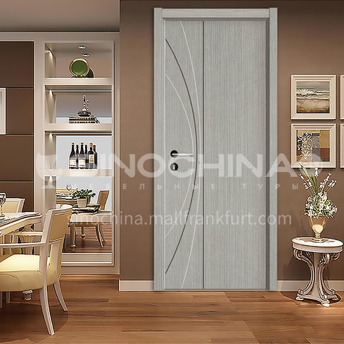 Multilayer board modern minimalist high quality paint-free ecological door silent hotel door 1